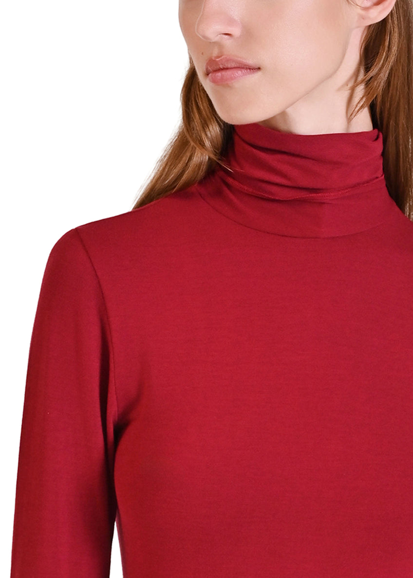 MAGLIA MODAL & SETA COLLO ALTO PHILIPPE MATIGNON