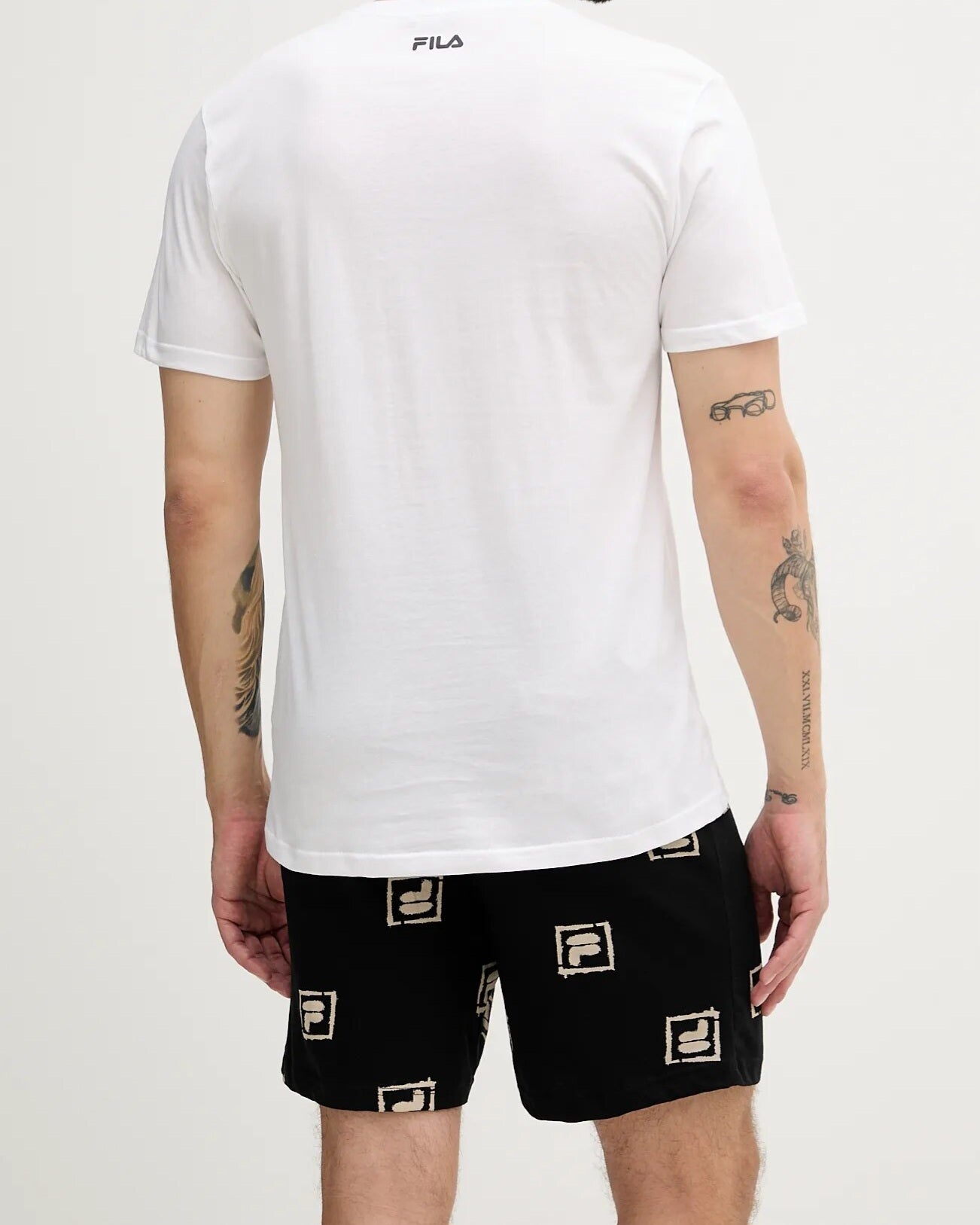 SET T-SHIRT+PANTALONCINO UOMO IN COTONE FILA