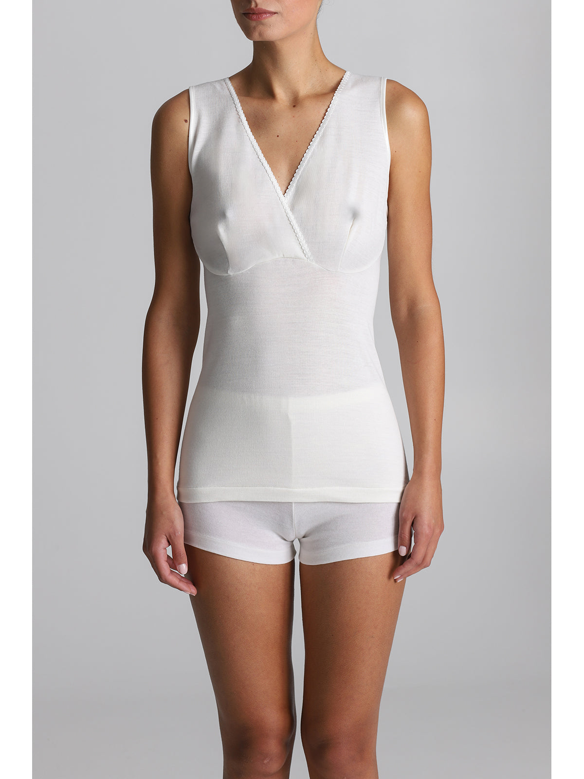 SIRIA DERBY CANOTTA IN LANA E COTONE ALPINA