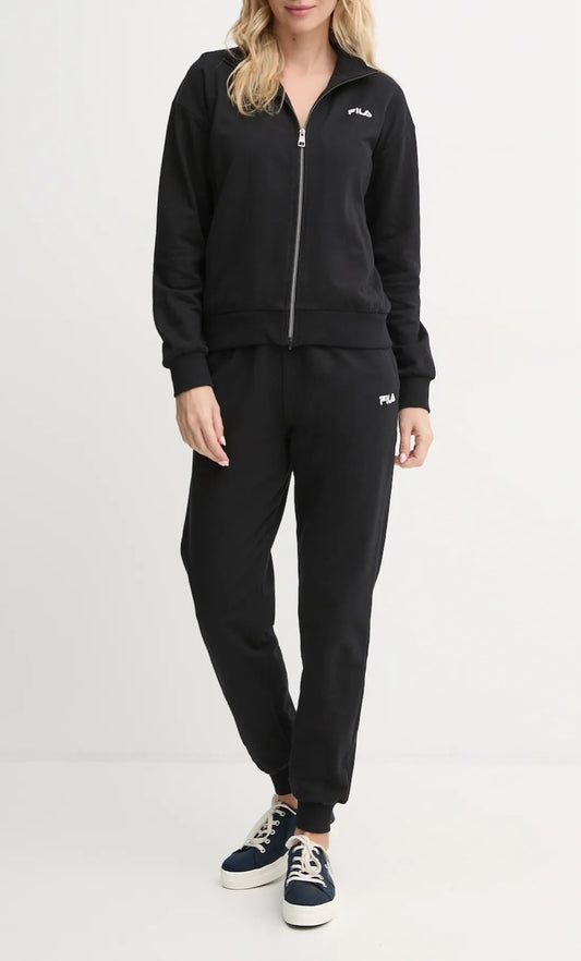 TUTA DONNA CON ZIP IN COTONE FELPATO FILA