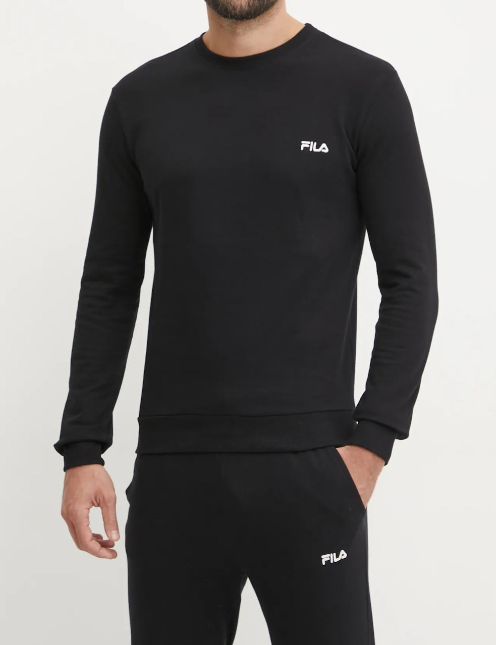 TUTA UOMO IN COTONE FELPATO FILA