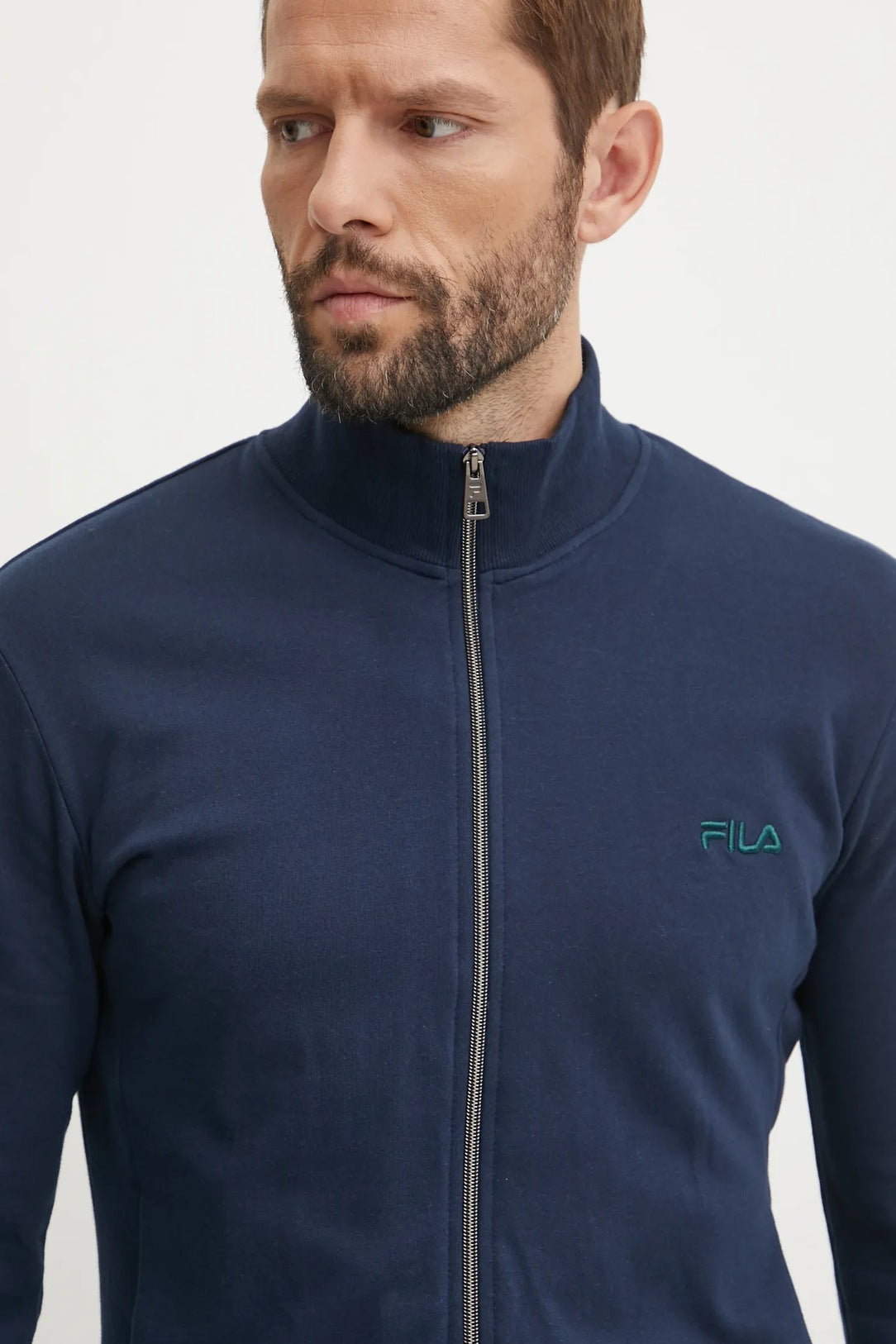 TUTA UOMO CON ZIP IN COTONE FELPATO FILA