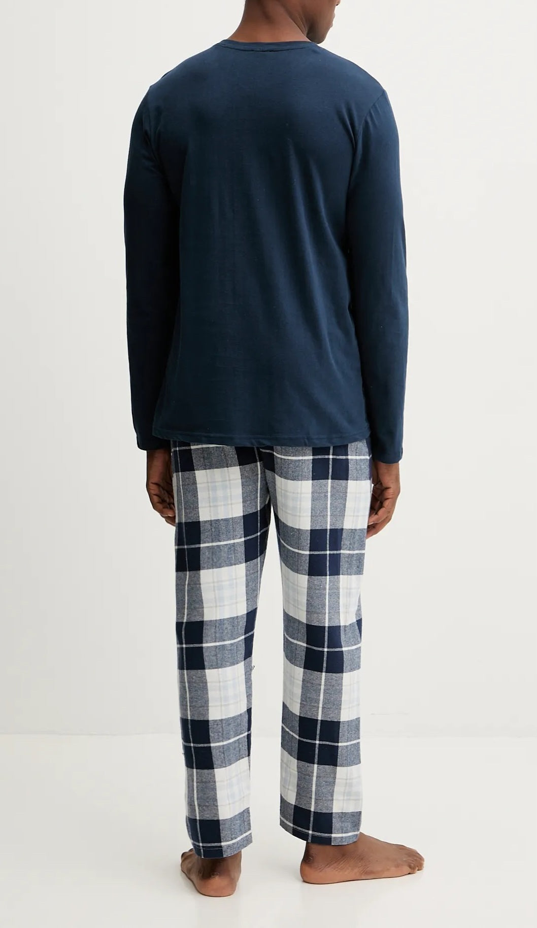 PIGIAMA UOMO A QUADRI IN JERSEY E FLANELLA FILA