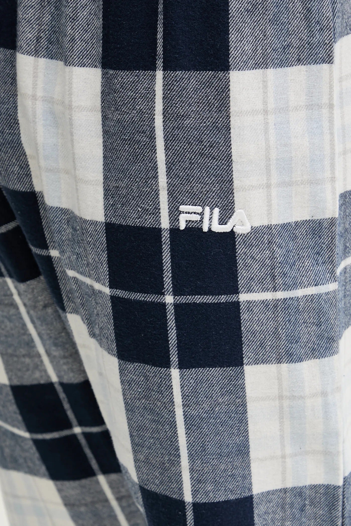 PIGIAMA UOMO A QUADRI IN JERSEY E FLANELLA FILA