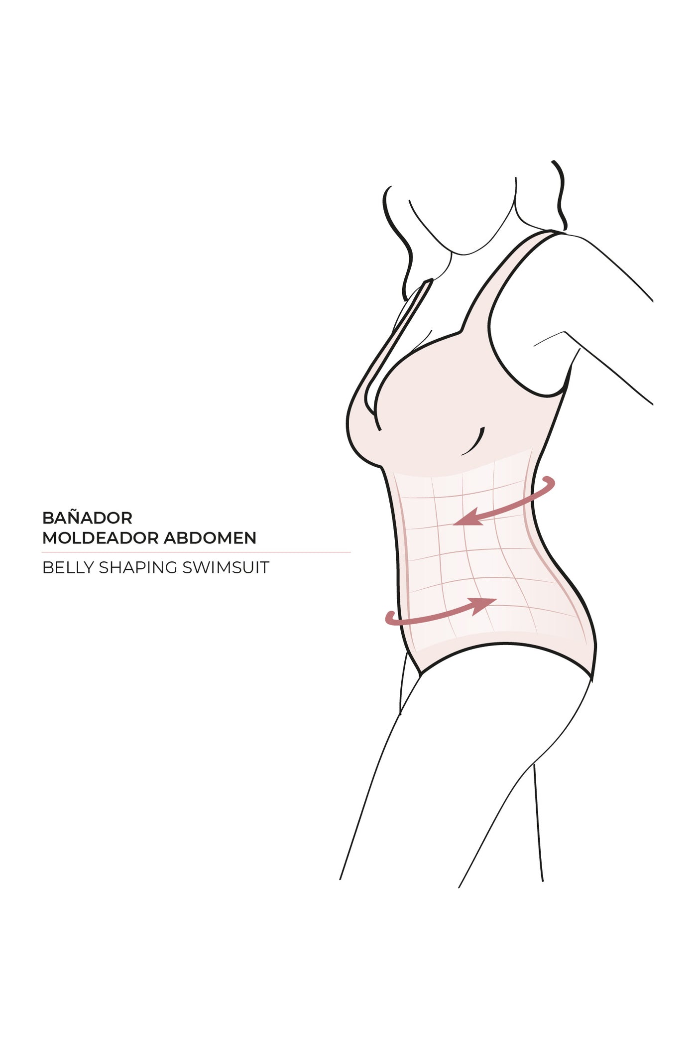 COSTUME DA BAGNO INTERO CONTENITIVO STAMPA ETNICA YSABEL MORA