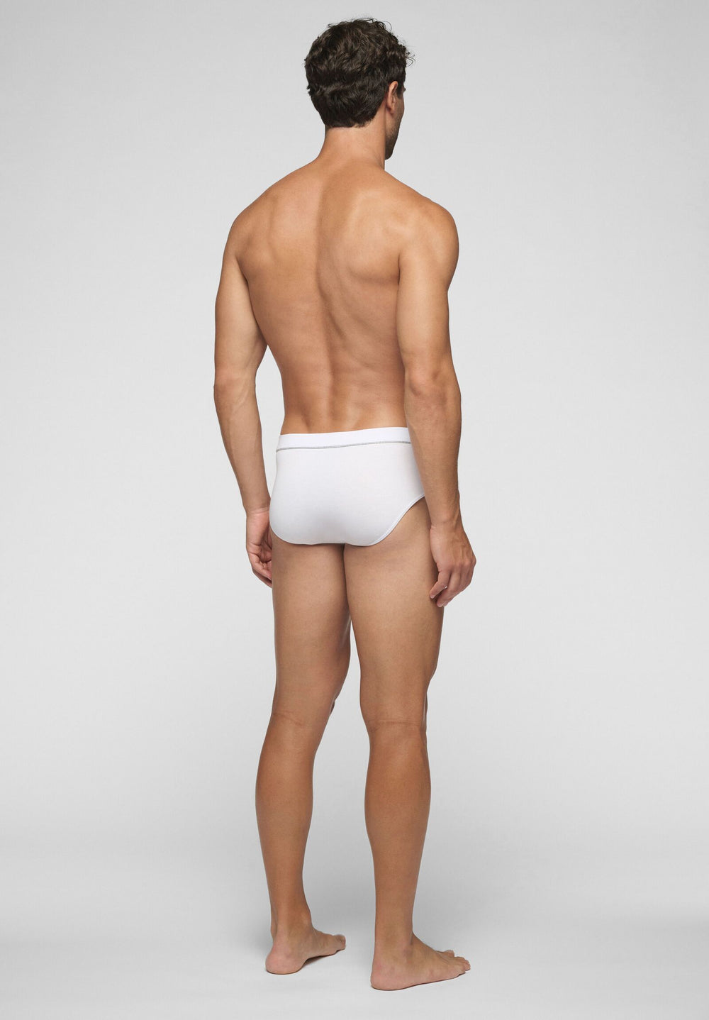 SLIP IN COTONE ELASTICIZZATO BIANCO IN ACTION CAGI