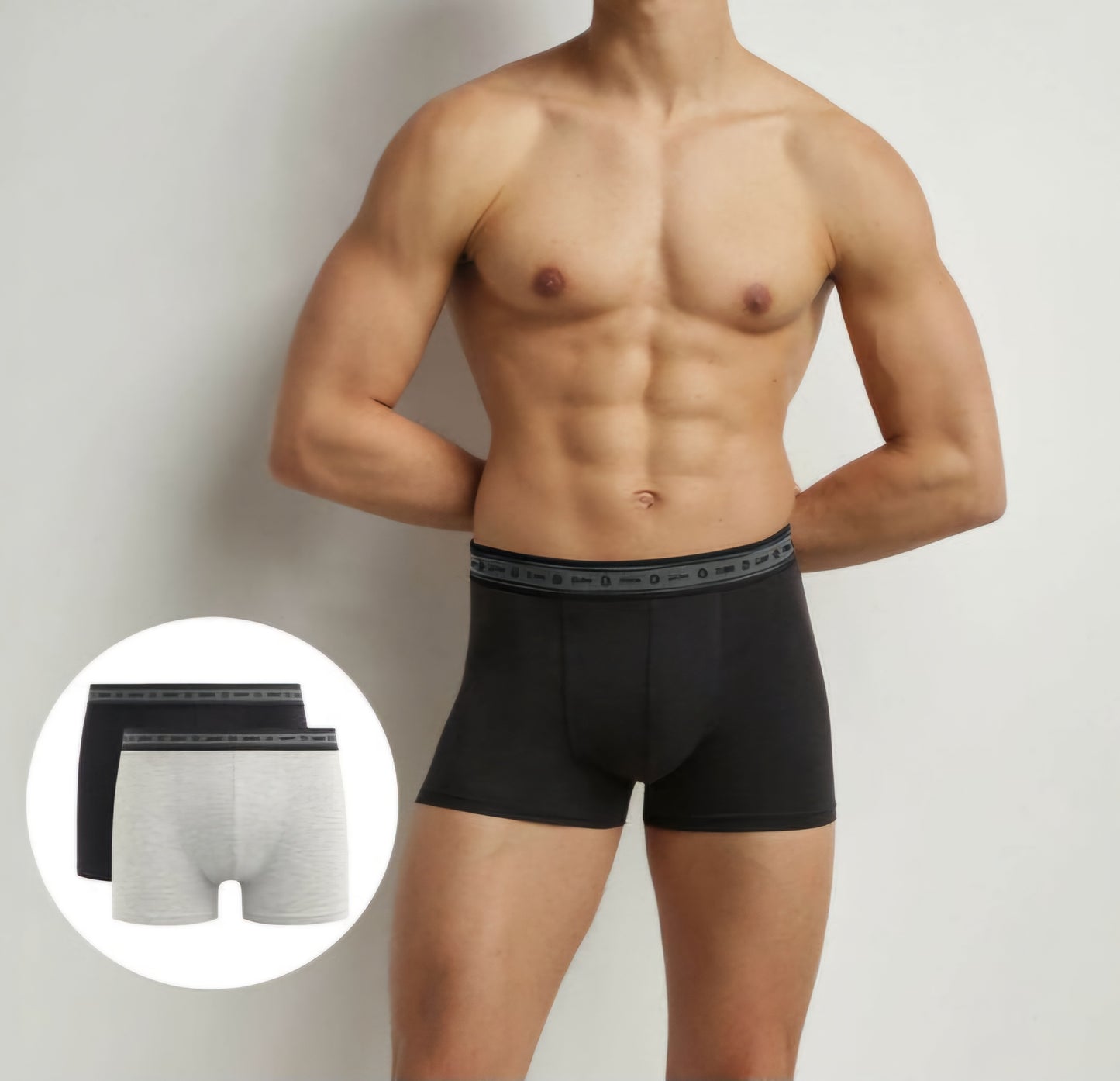 BIPACK BOXER IN COTONE BIOLOGICO DIM