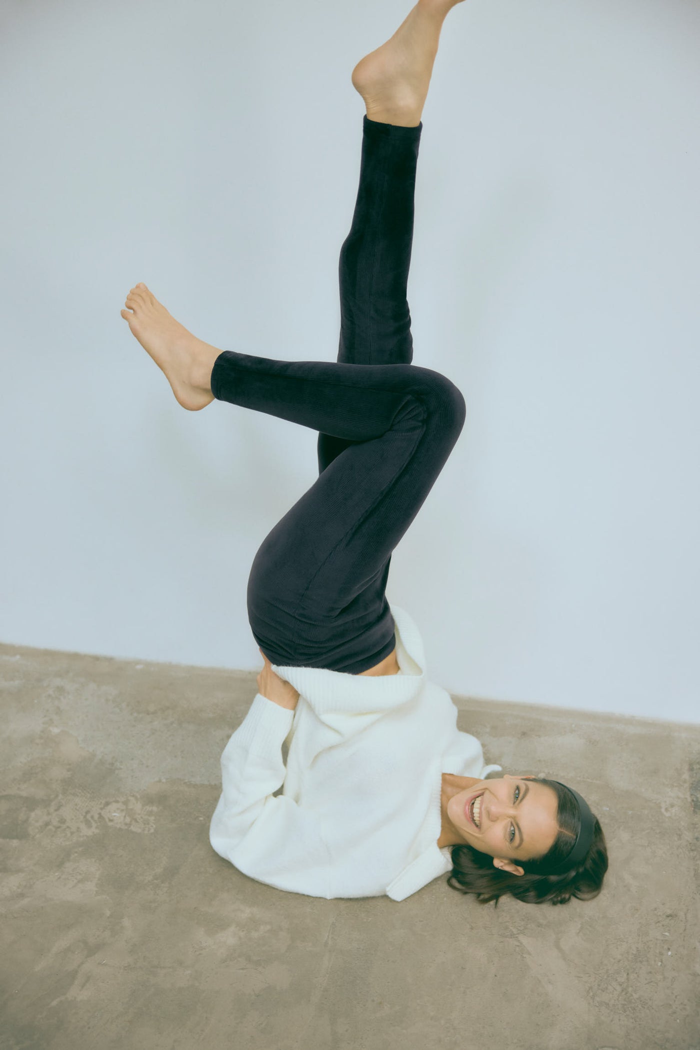 LEGGINGS TERMICO IN VELLUTO A COSTE YSABEL MORA