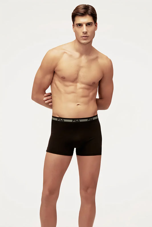 BOXER TINTA UNITA STAMPA LOGO FILA UNDERWEAR