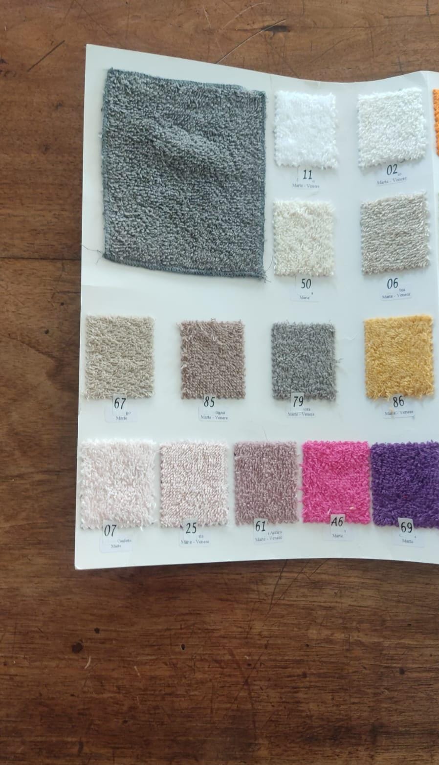 TELO DOCCIA MARTE SPUGNA 420 g/m BARBACCI FIRENZE