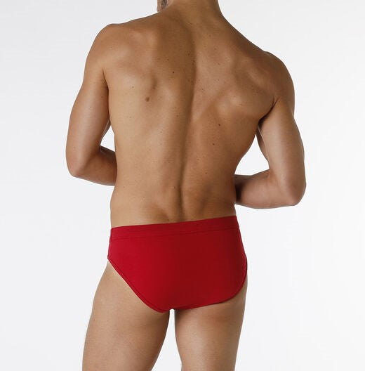 SLIP UOMO ROSSO STRETCH COTTON  LOVABLE
