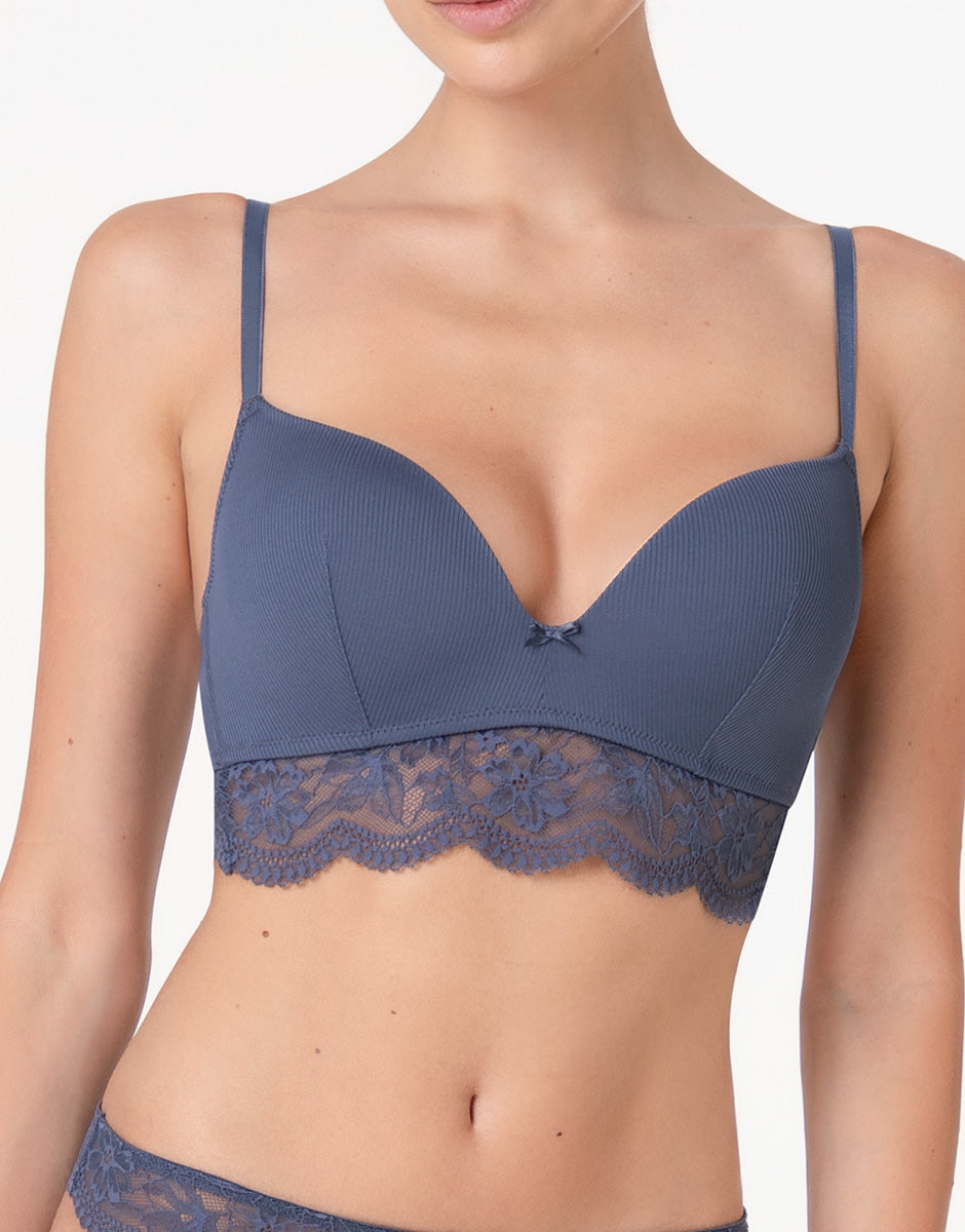 REGGISENO SENZA FERRETTO CASUAL RIB LACE LOVABLE