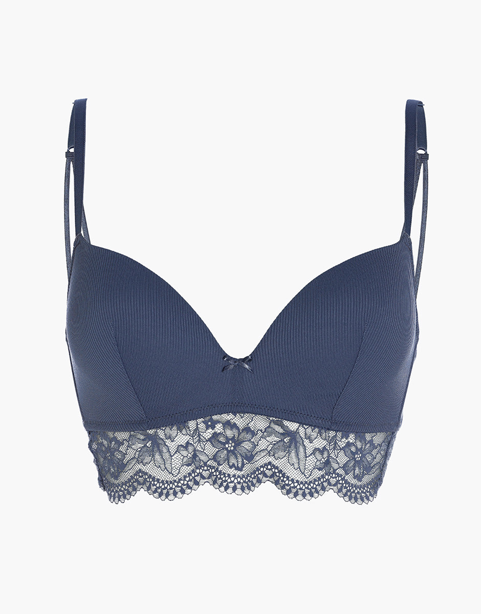 REGGISENO SENZA FERRETTO CASUAL RIB LACE LOVABLE