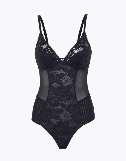 BODY ANNIVERSARY LACE CON FERRETTO IN PIZZO E TULLE LOVABLE