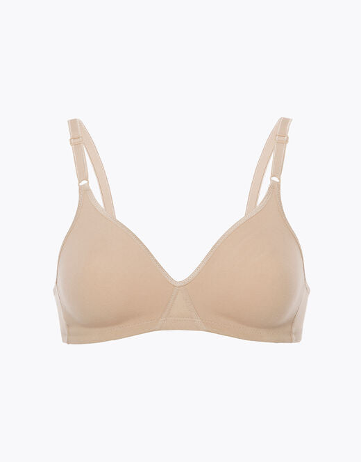 BIPACK REGGISENO COTTON LINE SENZA FERRETTO NUDE LOVABLE