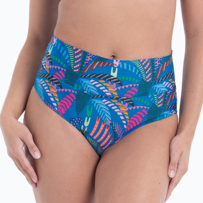 SLIP BIKINI VITA ALTA STAMPA TROPICALE STYLE LORENA ANITA