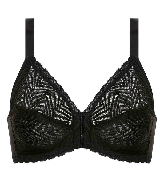 REGGISENO SENZA FERRETTO APERTO DAVANTI IDEAL POSTURE NERO PLAYTEX