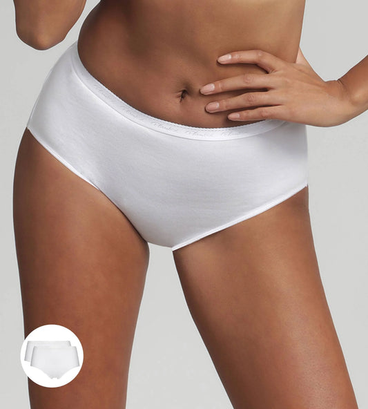 PACCO DA TRE SLIP MIDI IN COTONE PLAYTEX