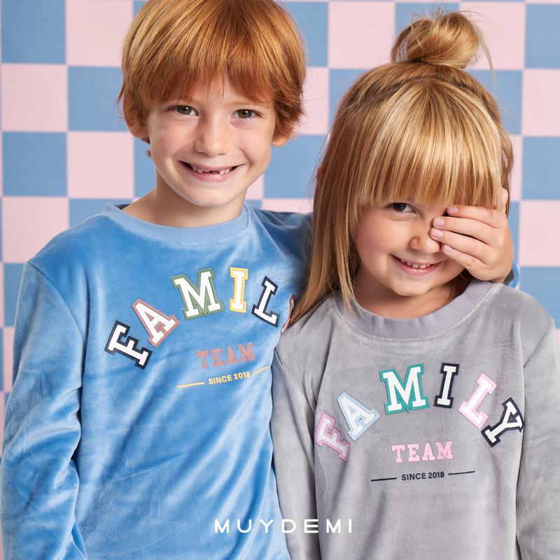 PIGIAMA BAMBINO  "TEAM FAMILY" MUYDEMI