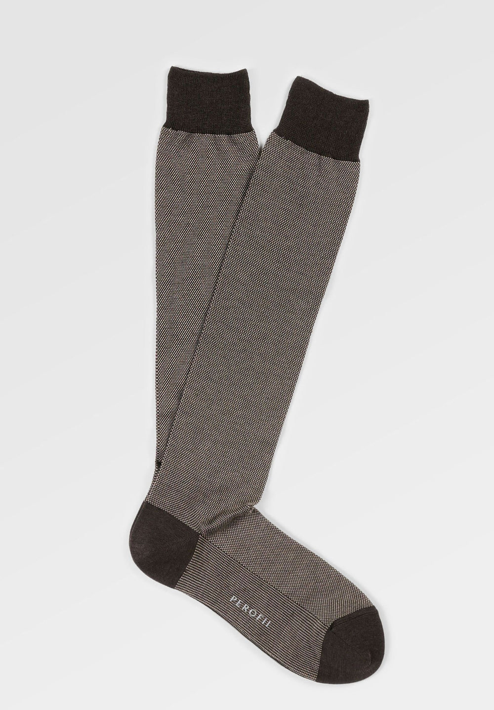 CALZA LUNGA OXFORD IN COTONE ELASTICIZZATO PEROFIL