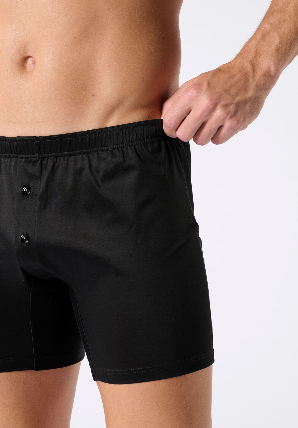 CALZONCINO BOXER IN COTONE MERCERIZZATO PEROFIL