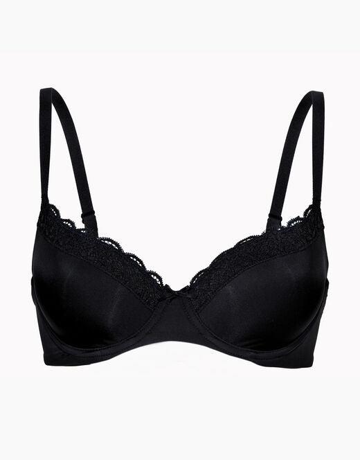 REGGISENO FERRETTO BALCONETTE LEGGERMENTE IMBOTTITO SENSUAL TOUCH SKIN NERO LOVABLE