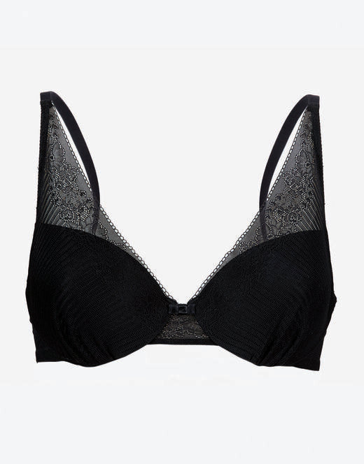 REGGISENO CON FERRETTO SENSUAL TOUCH EXCLUSIVE NERO LOVABLE