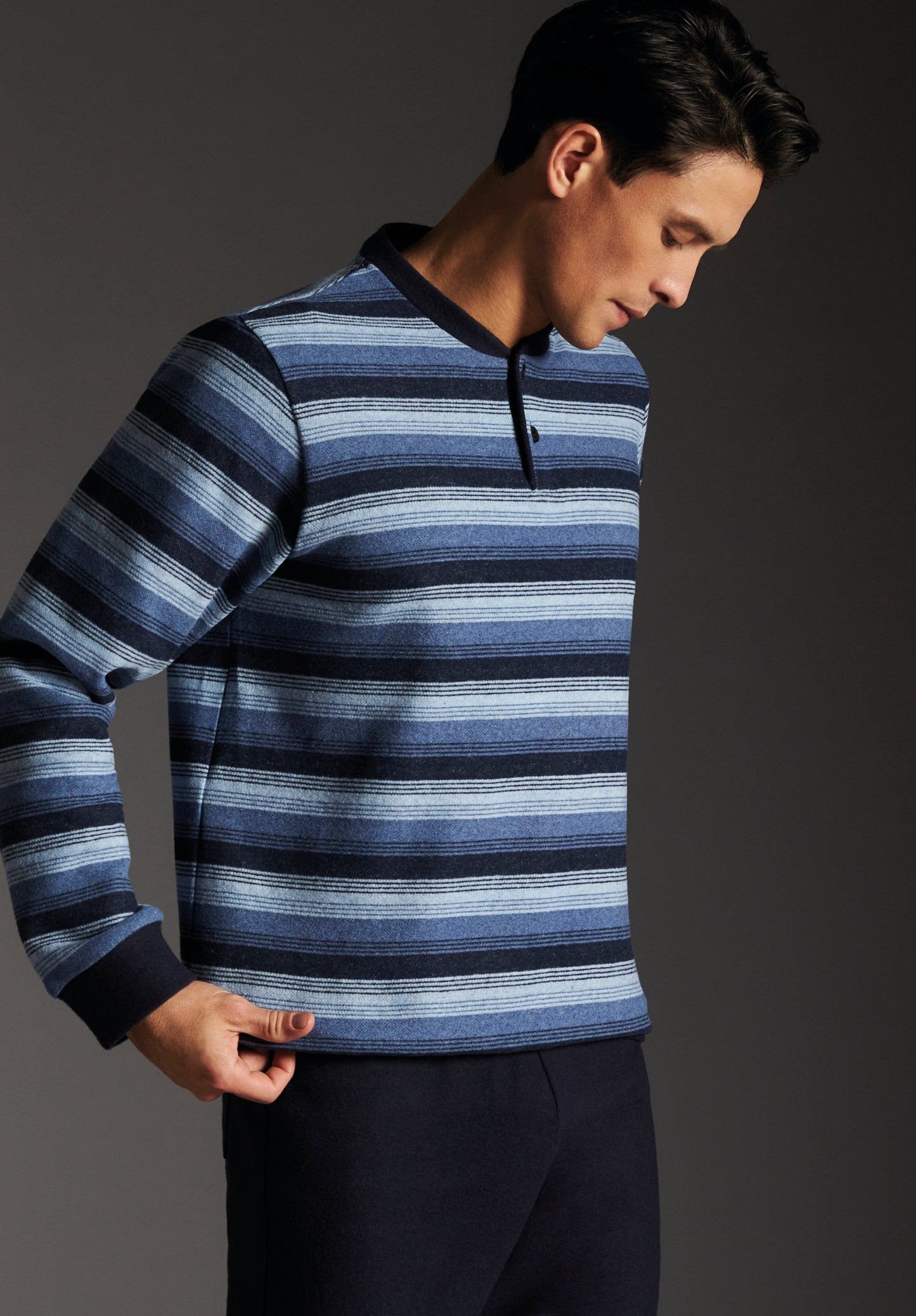 PIGIAMA LUNGO SERAFINO PUNTO MILANO SOFT RIGA CAGI