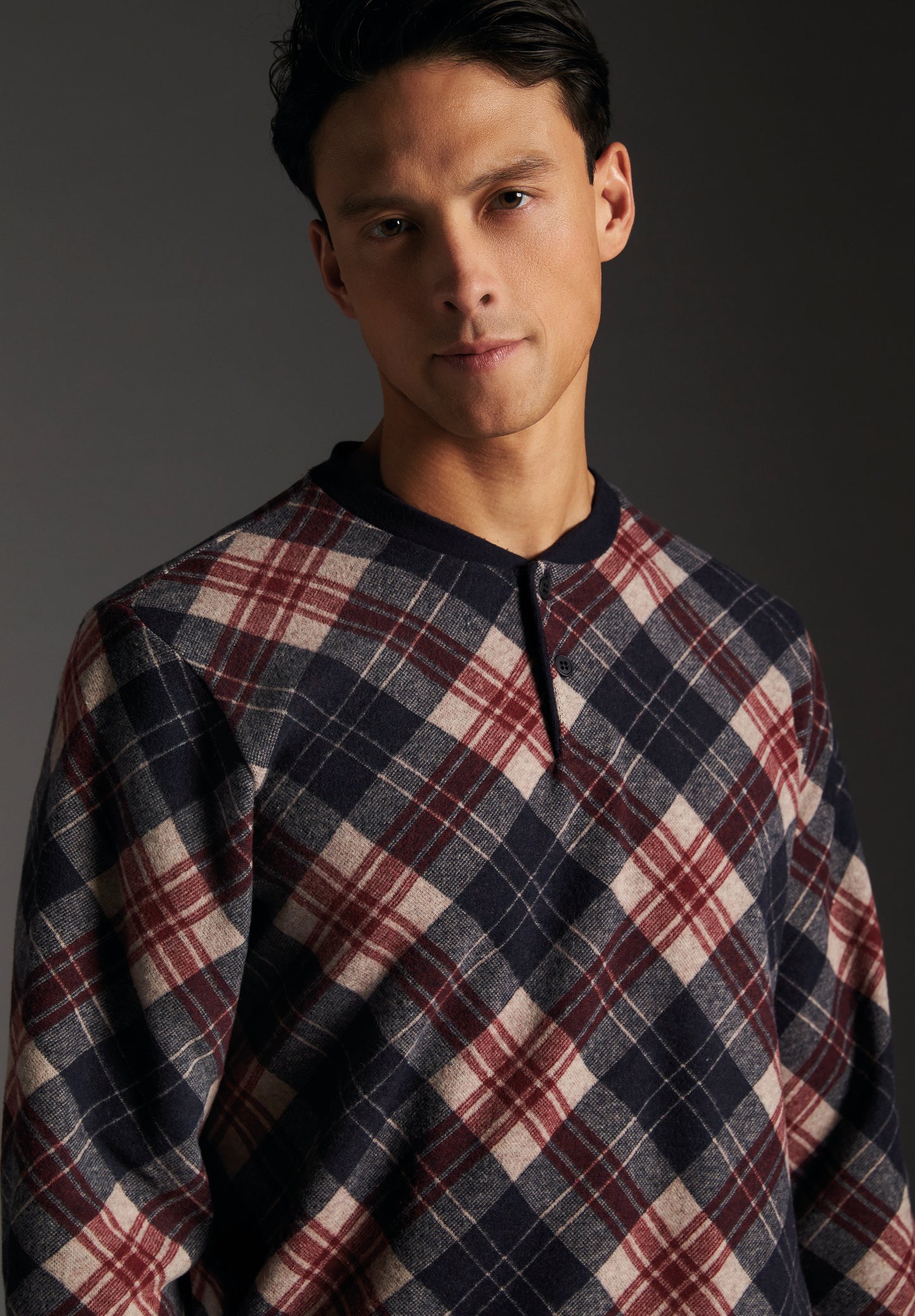 PIGIAMA LUNGO SERAFINO PUNTO MILANO SOFT QUADRI CAGI