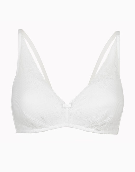 REGGISENO SENZA FERRETTO SENSUAL TOUCH EXCLUSIVE BIANCO LOVABLE