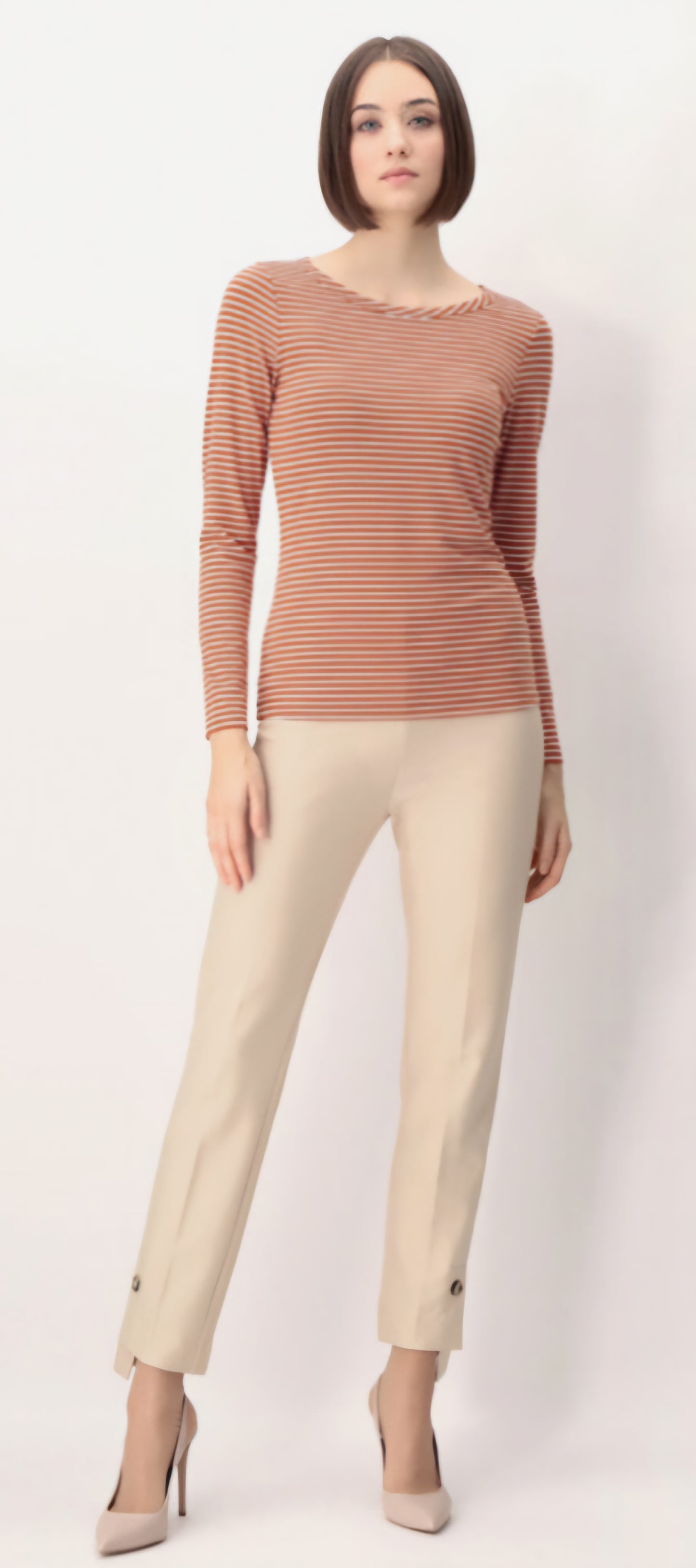 MAGLIA PULL-ON TOP STRIPES OROBLÙ