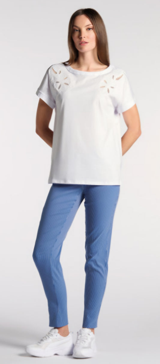 PANTALONE A RIGHE IN LIGHT COTTON OROBLÙ