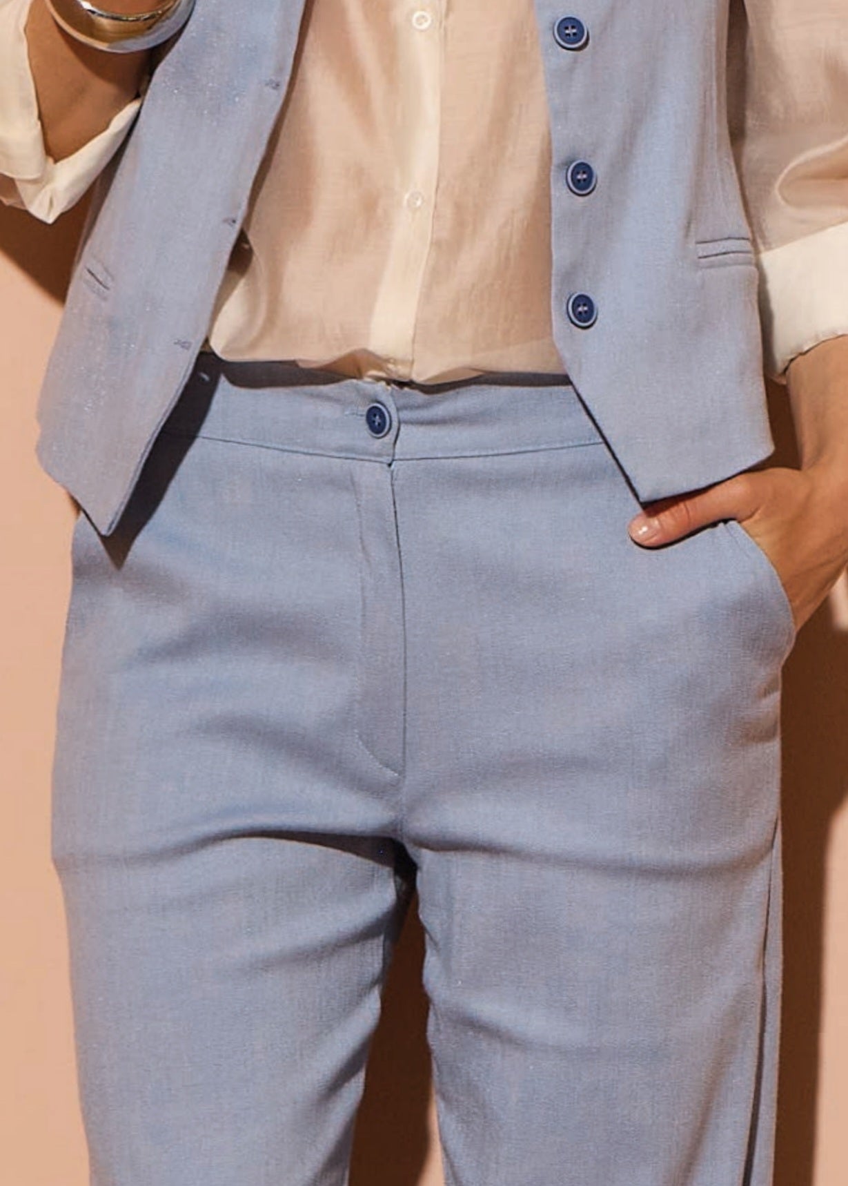 PANTALONE BRIDGE TESSUTO MILANO PHILIPPE MATIGNON