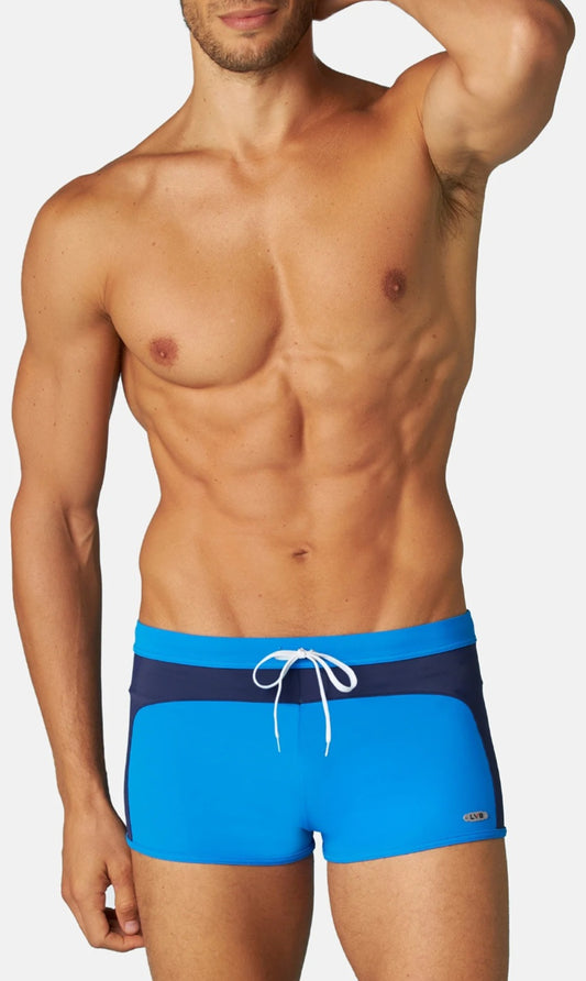 COSTUME BOXER PARIGAMBA BLU ROYAL & BLU NAVY LOVABLE