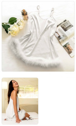 SOTTOVESTE BIANCA CON PIUME BRIDAL FEATHERS MUYDEMI