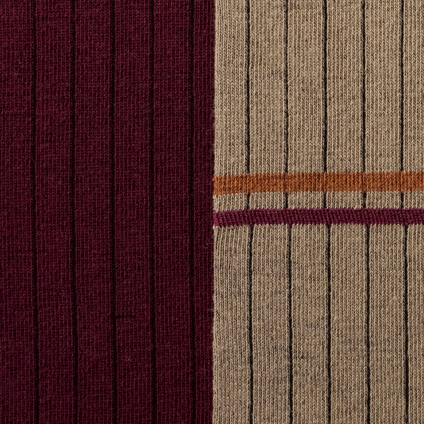 CALZINI TWINS PLAIN & STRIPES BIPACK OROBLÙ