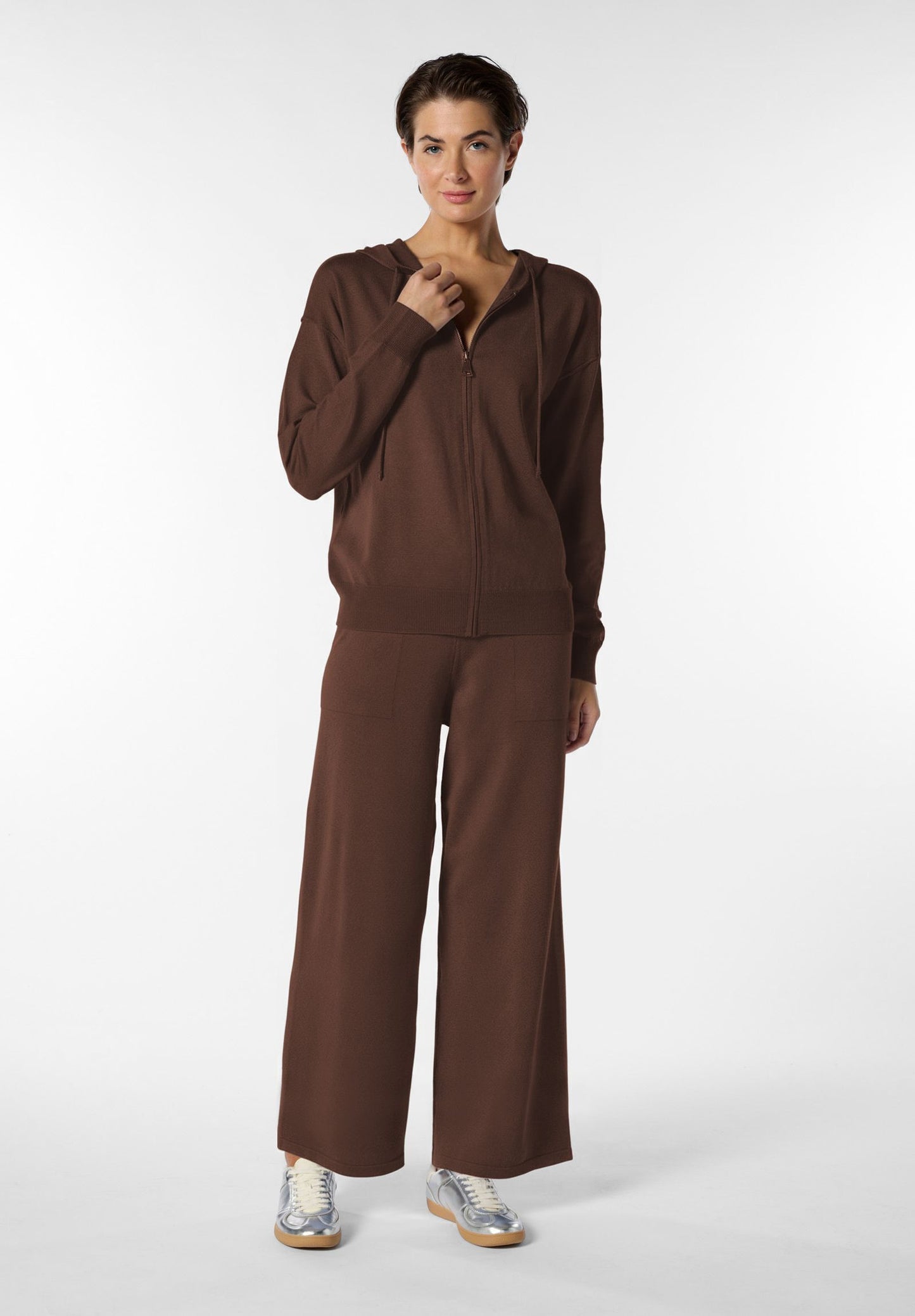 TUTA DUE PEZZI IN MAGLIA DI VISCOSA KNITWEAR BOARDING PASS OROBLÙ