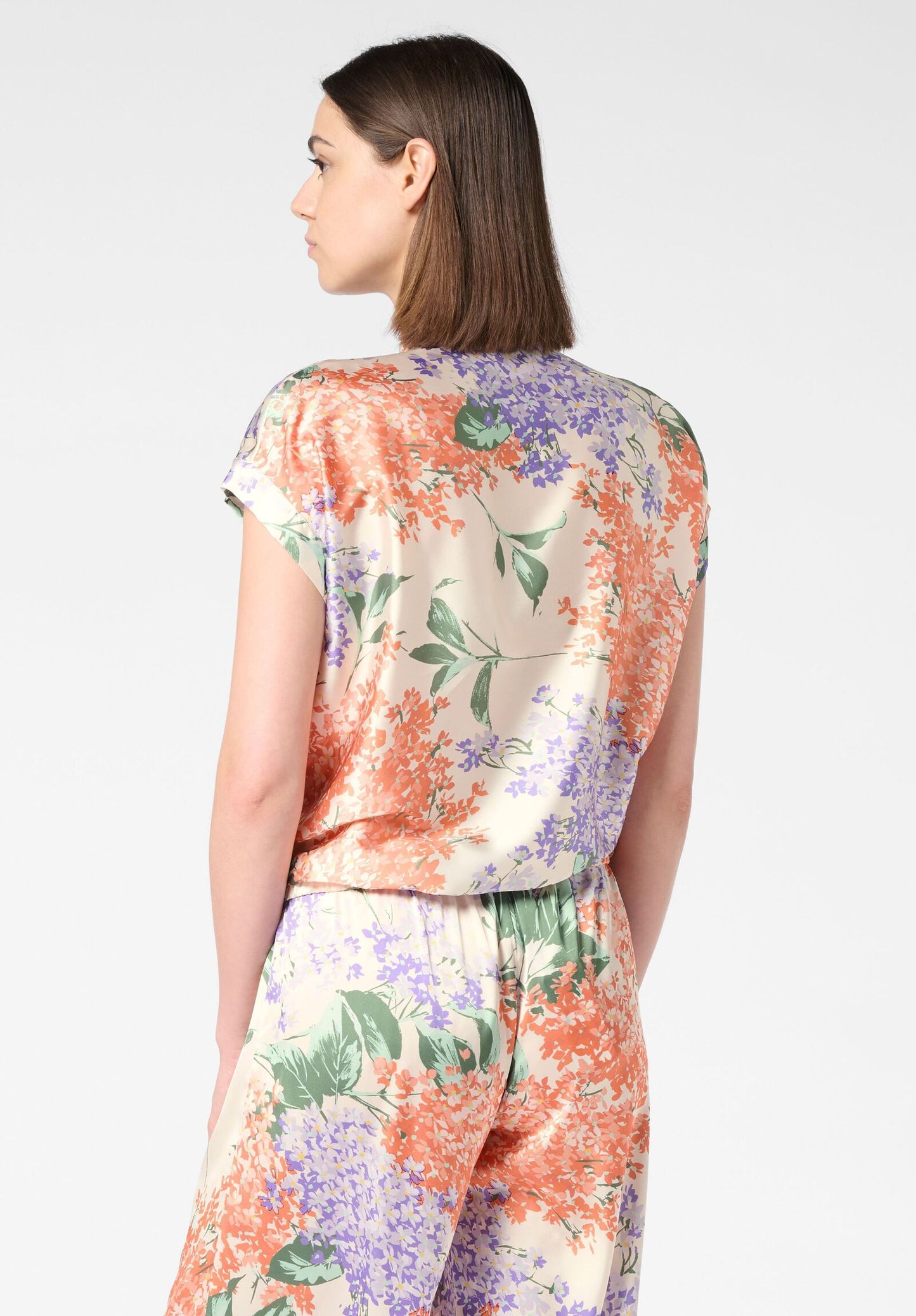 BLUSA STAMPA FLOREALE OROBLÙ