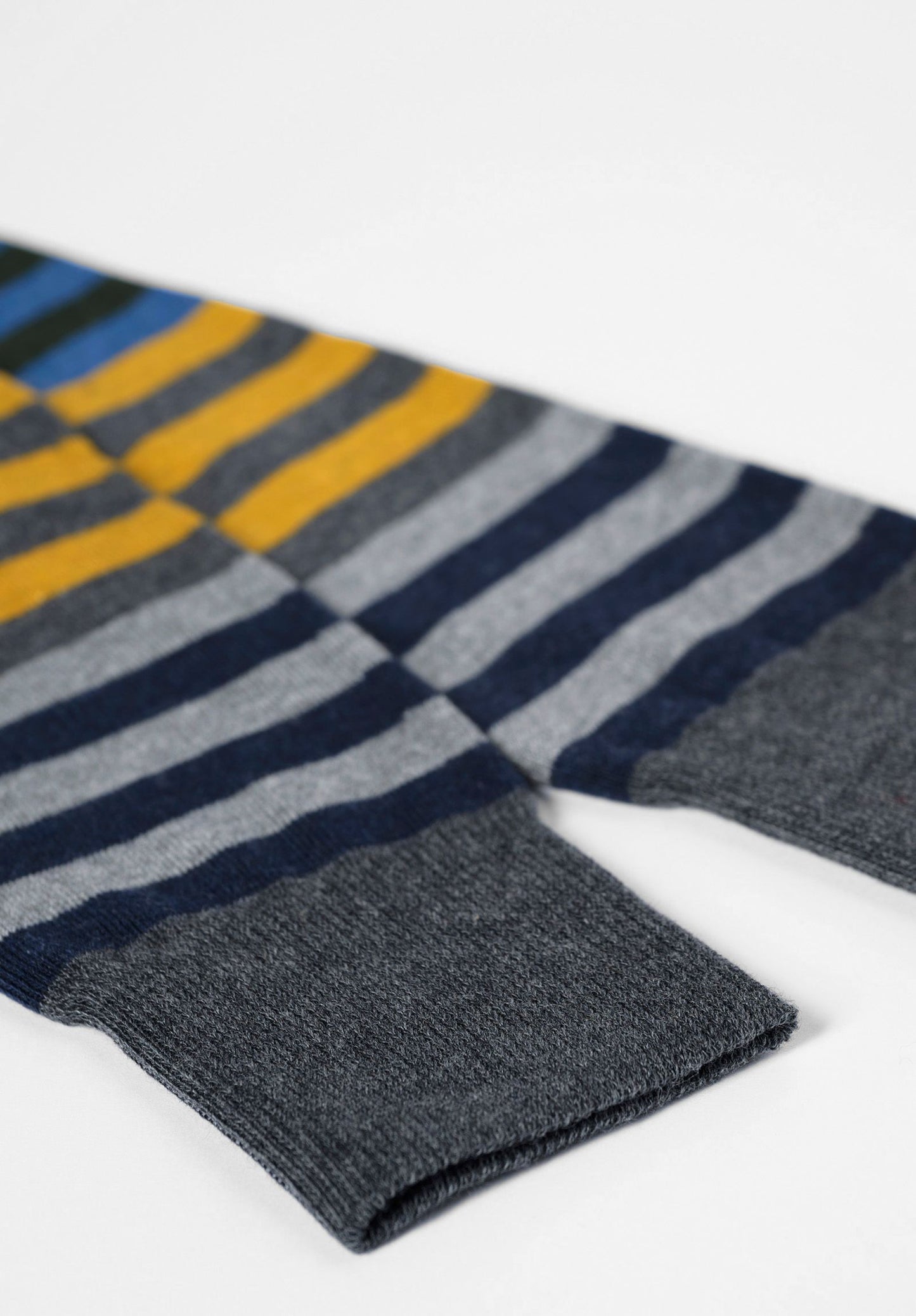 CALZA LUNGA IN COTONE FANTASIA A RIGHE PEROFIL