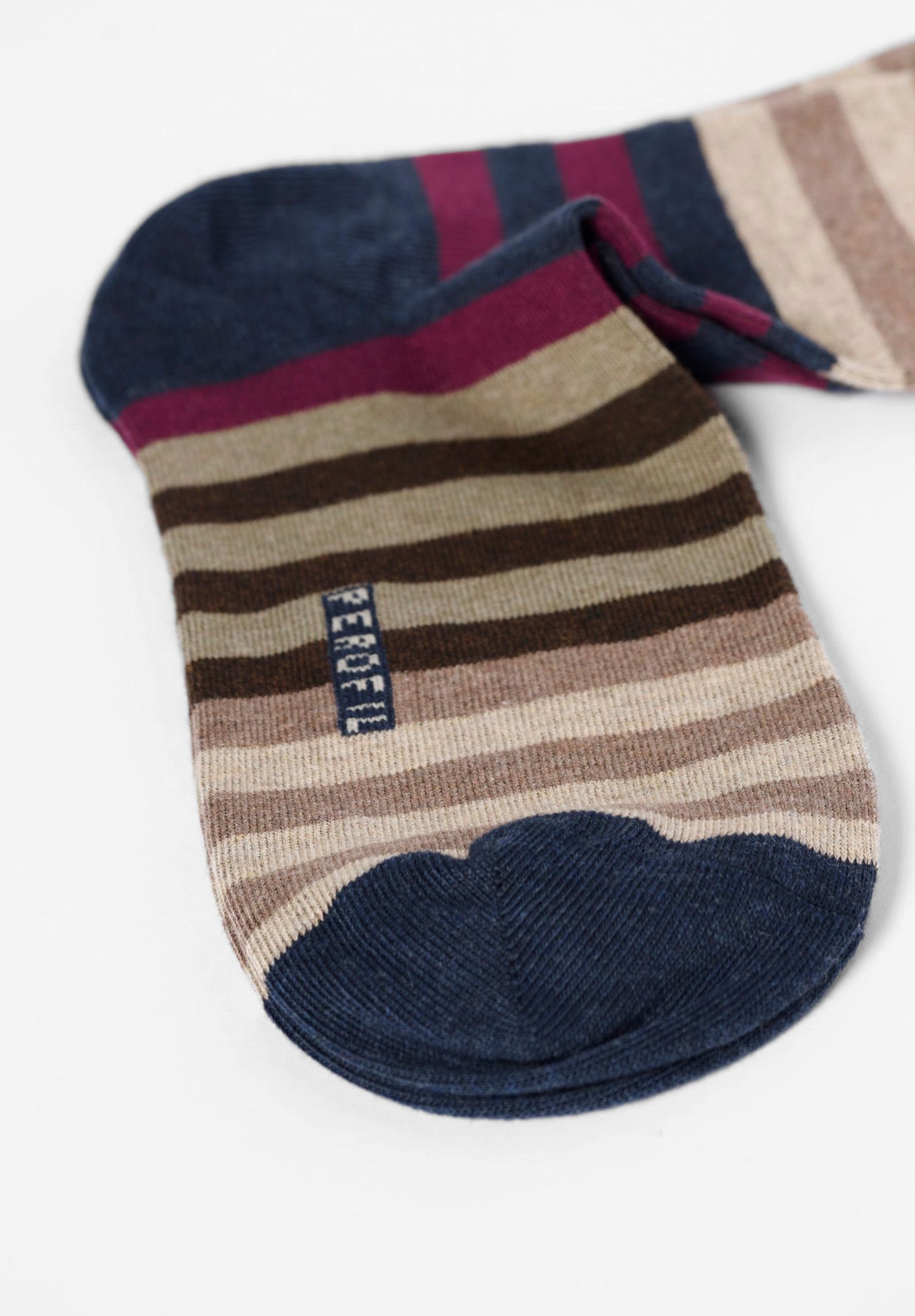 CALZA LUNGA IN COTONE FANTASIA A RIGHE PEROFIL