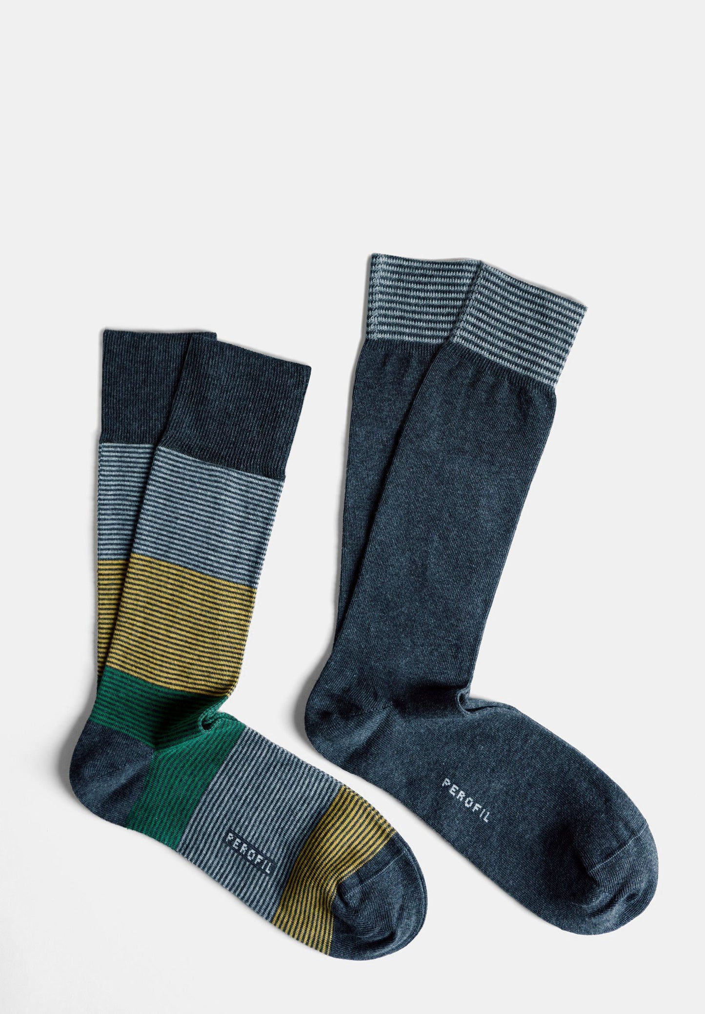 CALZA CORTA IN COTONE INVERNALE MILLERIGHE BIPACK PEROFIL