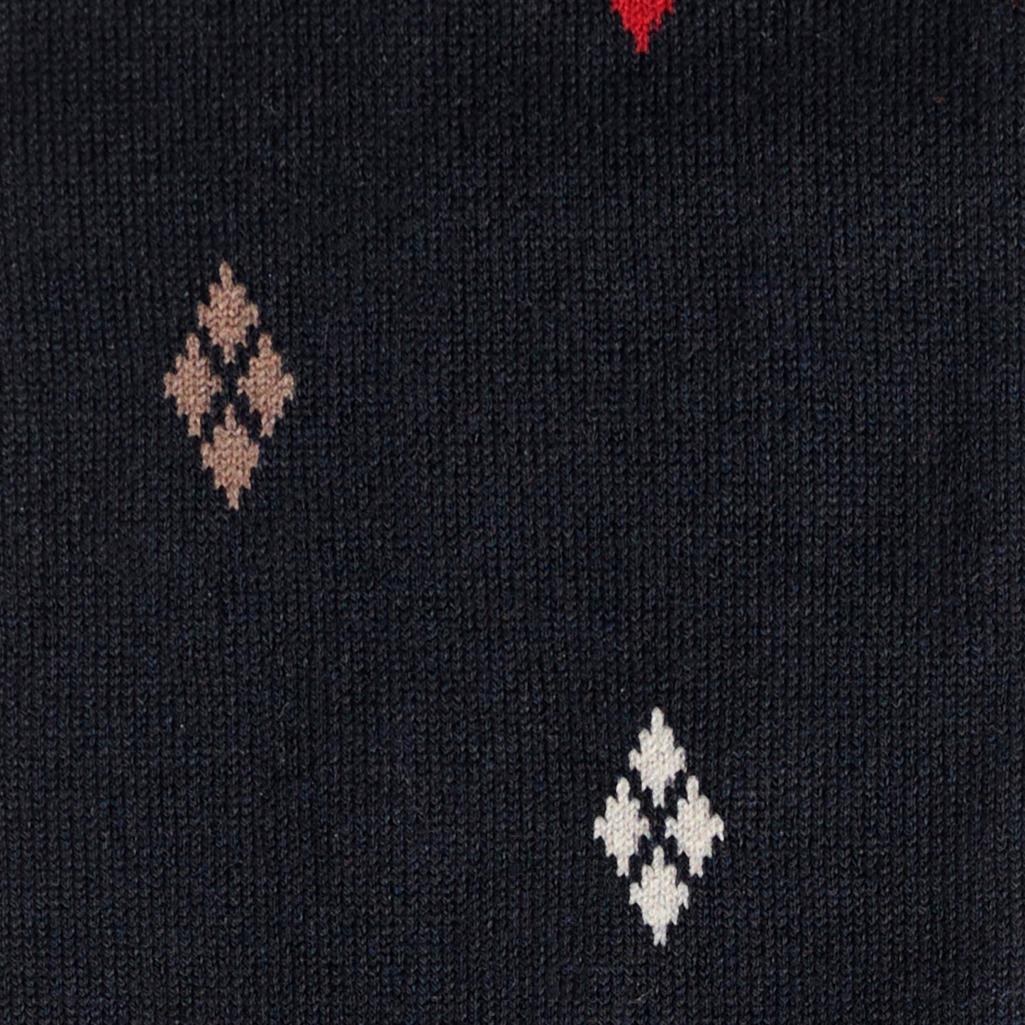 CALZA CORTA IN COTONE E CASHMERE DISEGNI ARGYLE PEROFIL