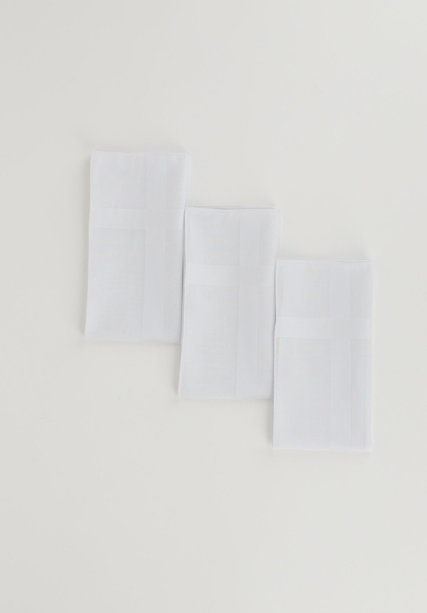 FAZZOLETTI DI COTONE SET DA TRE PEROFIL