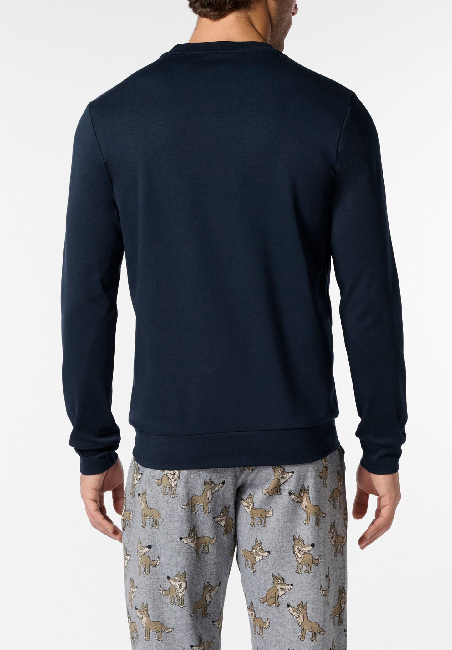 PIGIAMA UNISEX GIROCOLLO IN CALDO COTONE FANTASIA LUPO PEROFIL