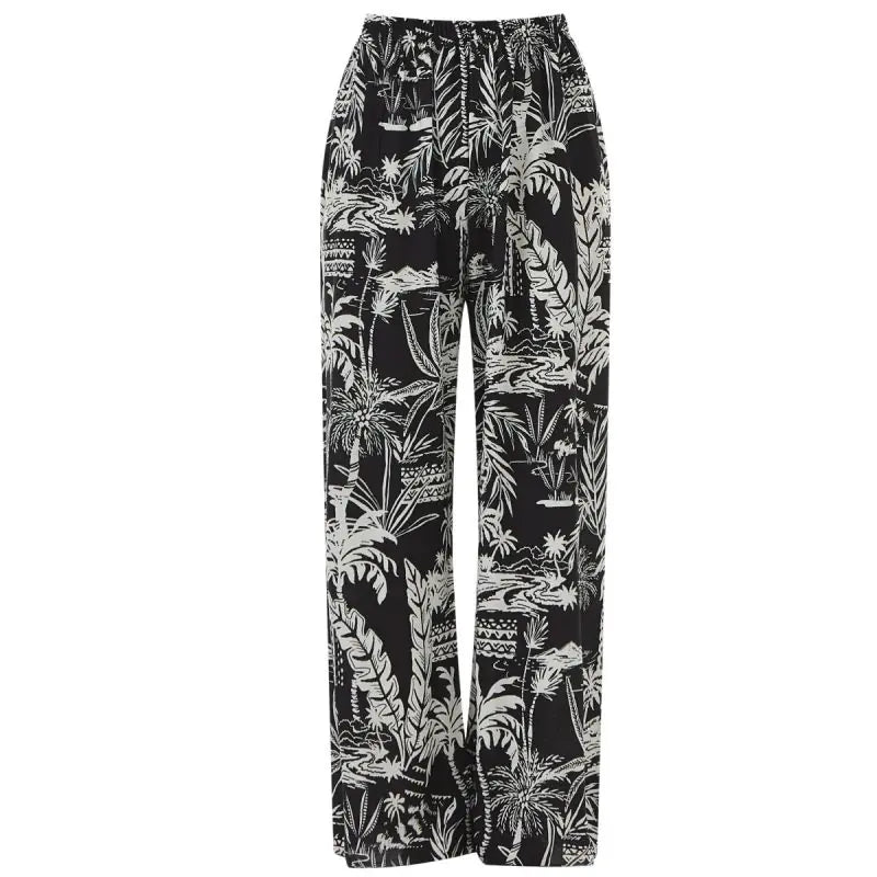 BAHIA PANTALONI ESTIVI STAMPA TROPICALE NURIA FERRER
