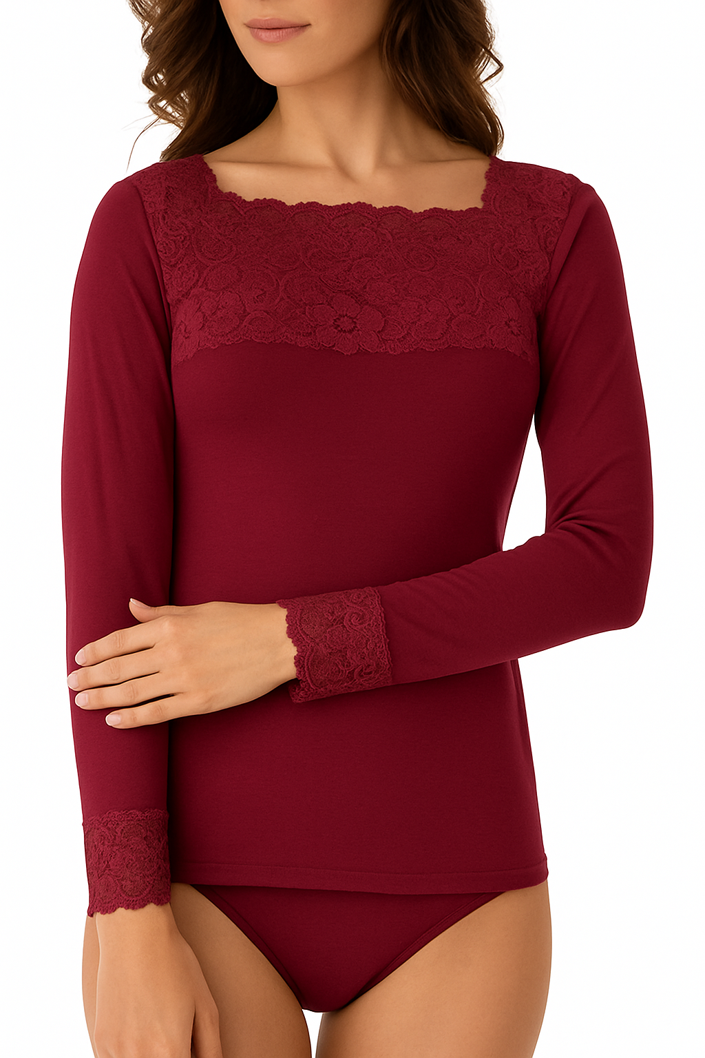 MAGLIA MANICA LUNGA GIOIA TRAMONTE