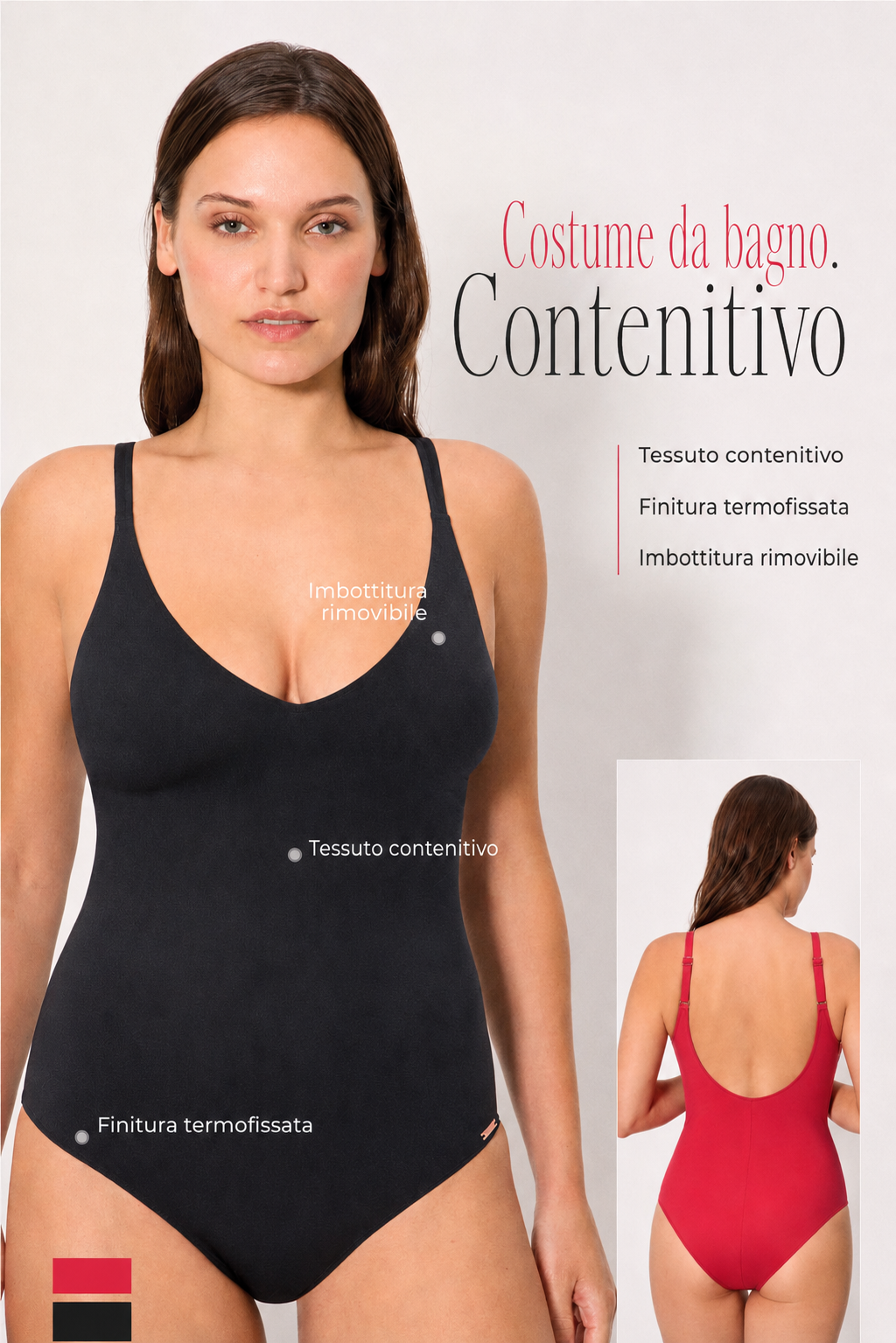 COSTUME INTERO CONTENITIVO COPPA C TAGLIO LASER YSABEL MORA