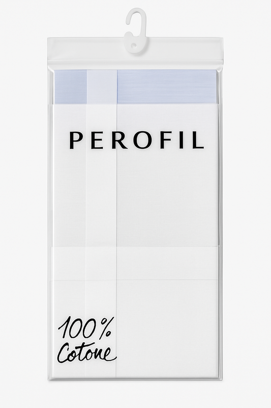 FAZZOLETTI DI COTONE SET DA TRE PEROFIL