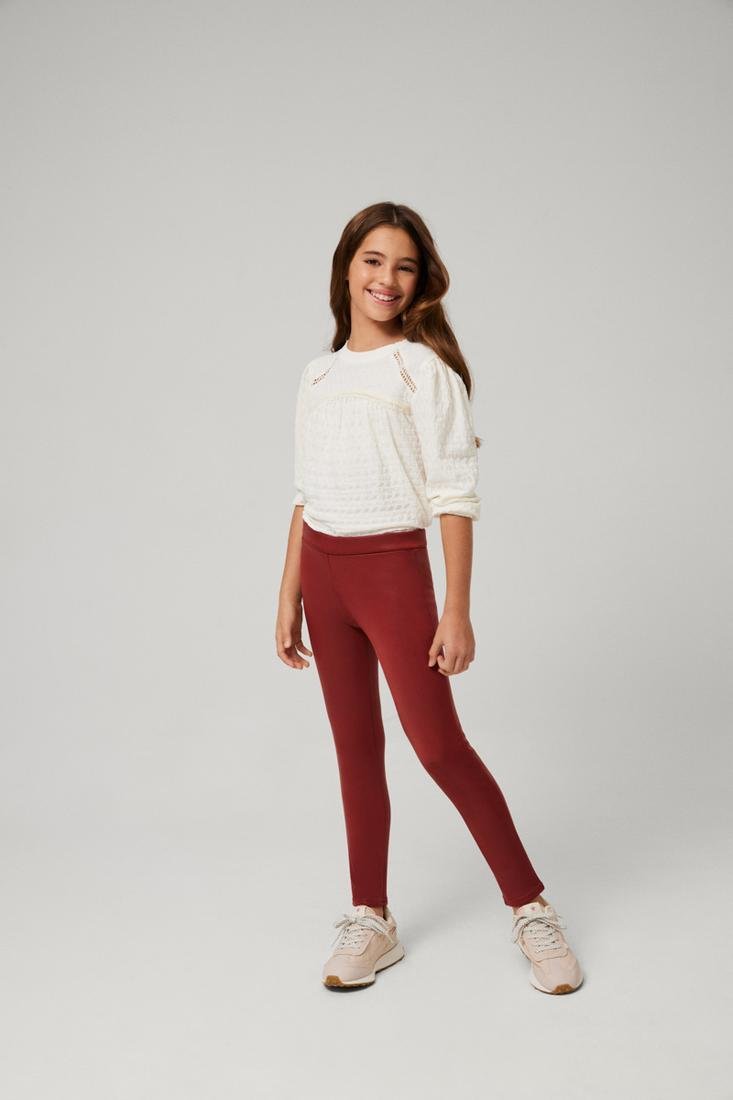 LEGGINGS TERMICO COCOA EFFETTO PELLE BAMBINA YSABEL MORA