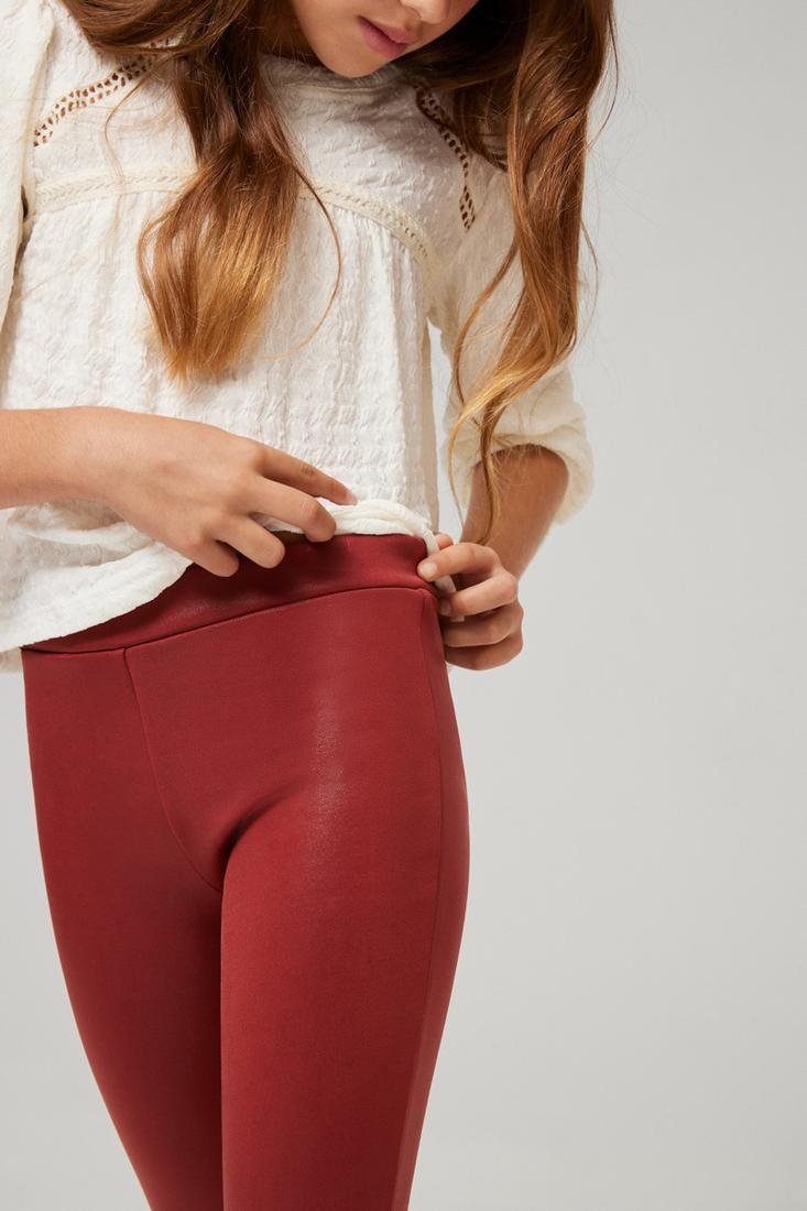 LEGGINGS TERMICO COCOA EFFETTO PELLE BAMBINA YSABEL MORA